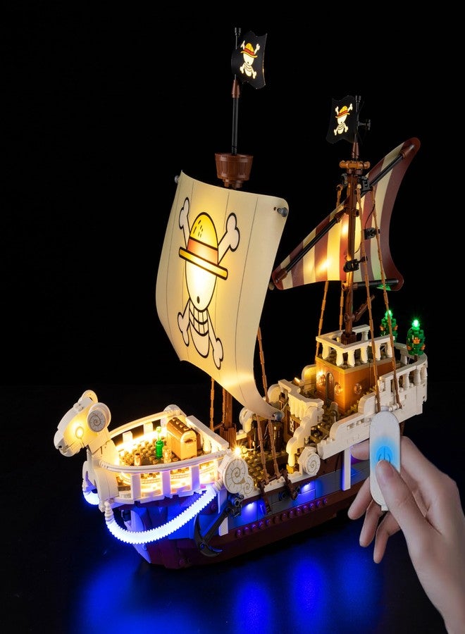 BrickSoul Upgrade Light Kit for Lego 75639 The Going Merry Pirate Ship Building Set | with ON/Off & Dimmer Switch & Hidden Cable Tech | Easy Install Lighting Set (75639 Set NOT Included) - Image 1
